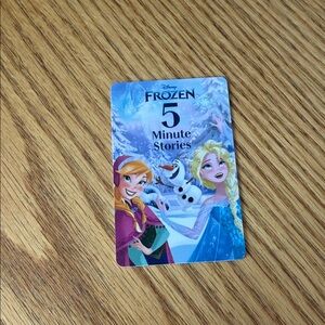 Disney Frozen 5 Minute Stories Card with Blue and Purple